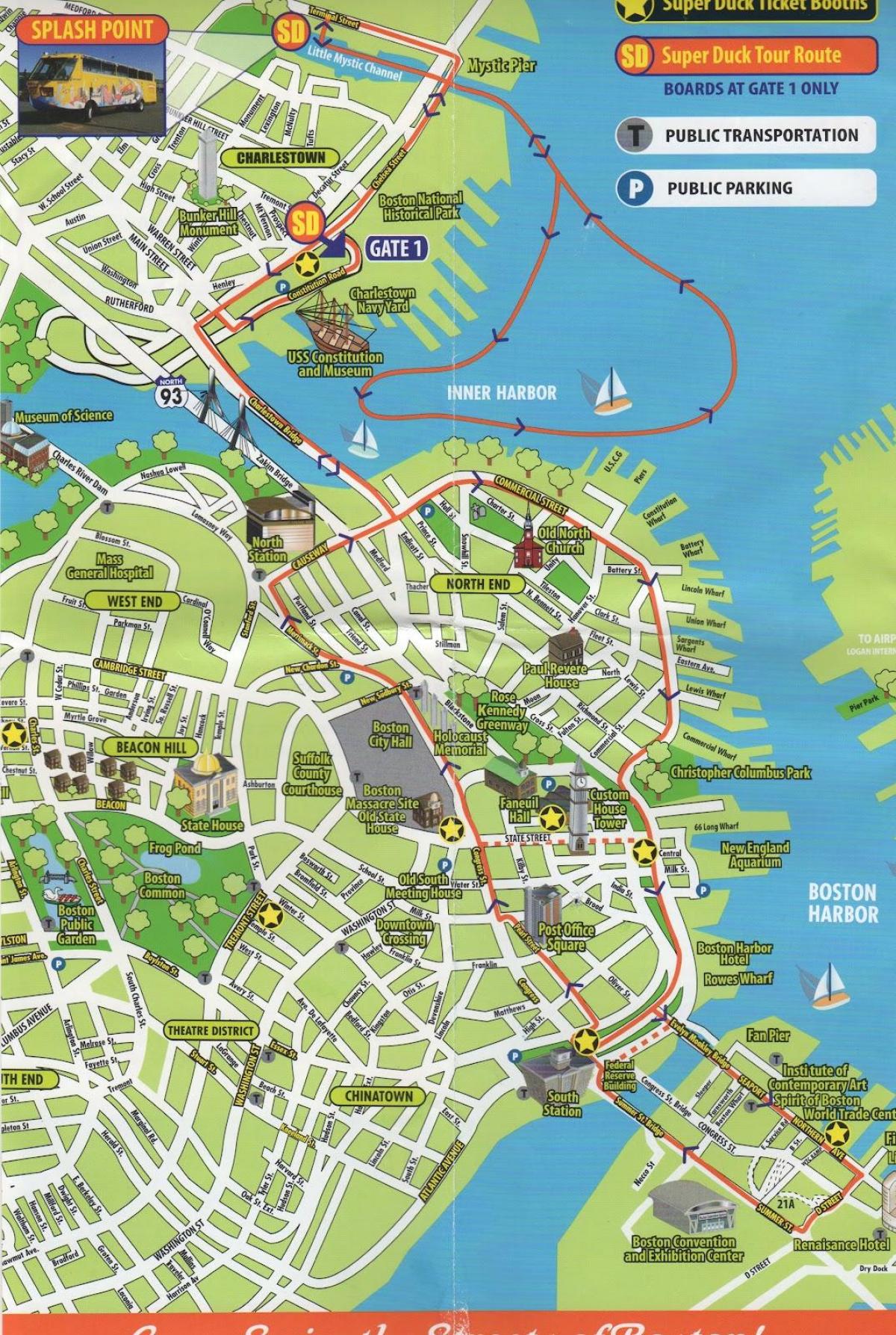 peta dari Boston area