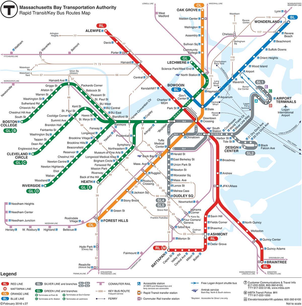 Boston area metro peta