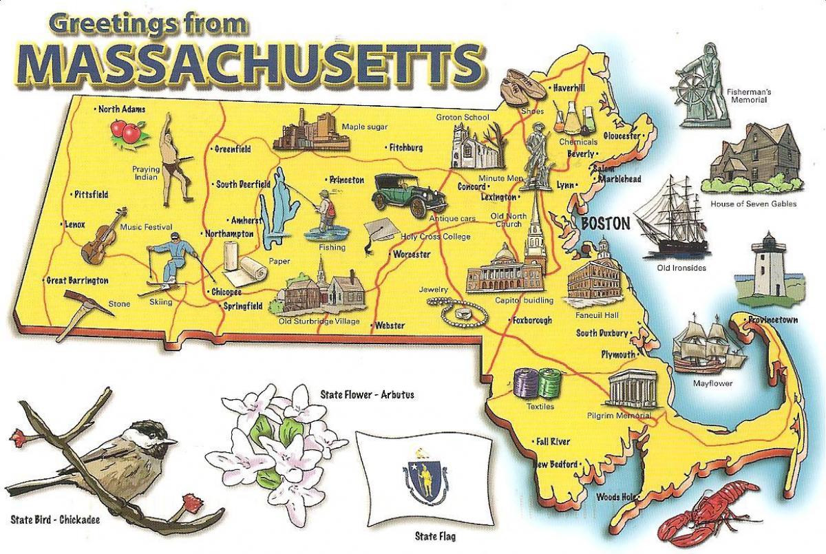 New England amerika serikat peta