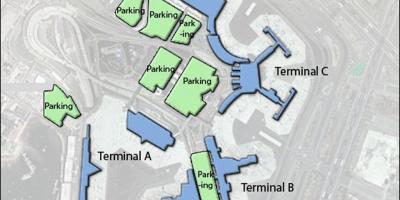 Peta dari Boston Logan airport