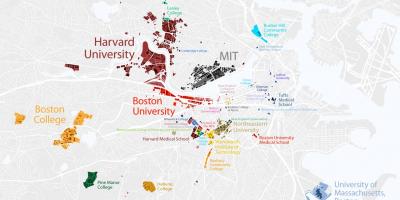 Peta dari Boston university